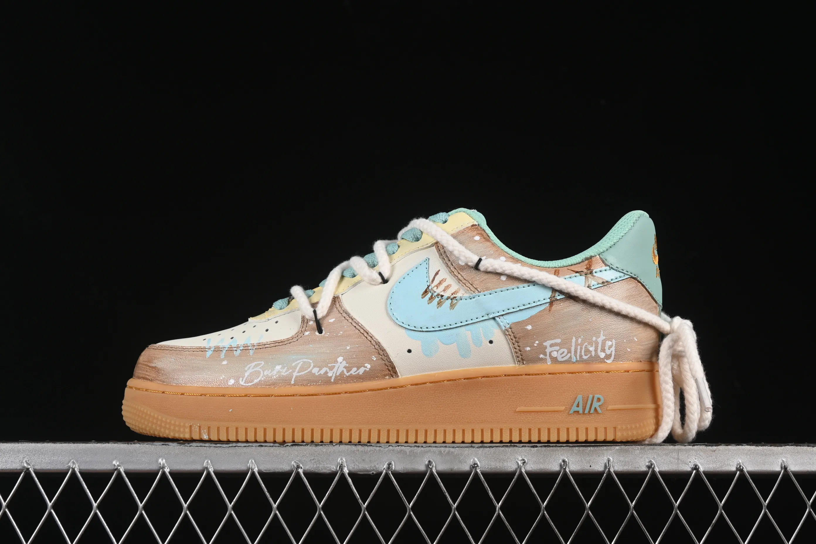 All categories Nk Air Force 1 Air Force series Nk Air Force 1 Low Air Force low-top Nike Air Force 1'07 Low "Mint Bubble" Hand-painted graffiti Mint bubble Air Force 1 low-top casual sneakers XC2351-505